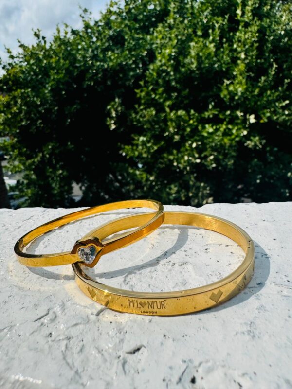 Rich Collection, 2 layers of gold, hypoallergenic, waterproof & tarnish free 18cm